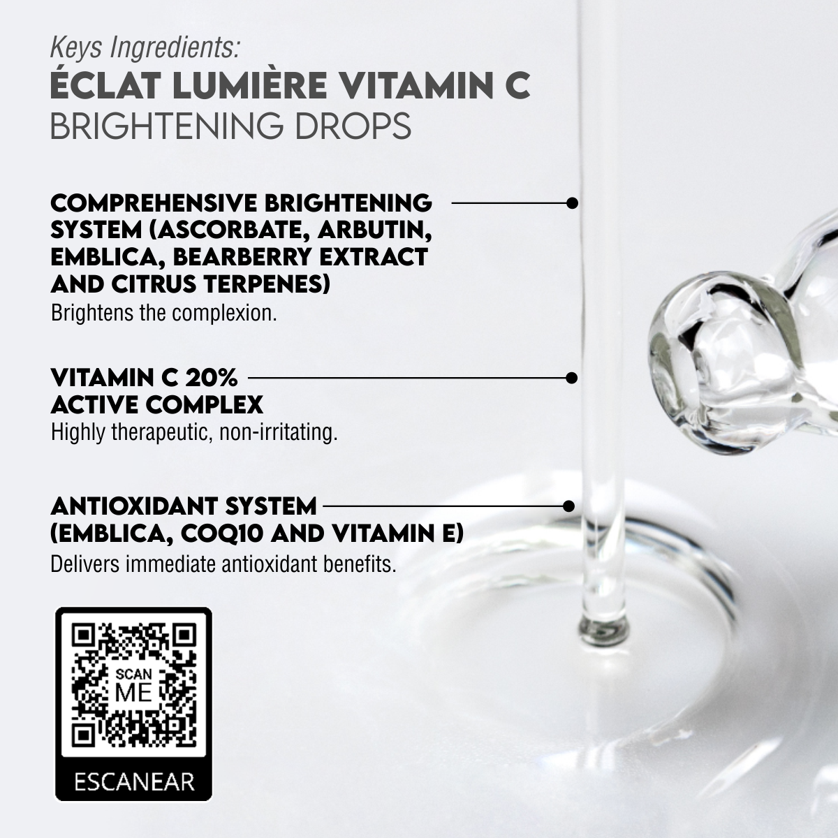 Éclat Lumière Vitamin C Brightening Drops Sample