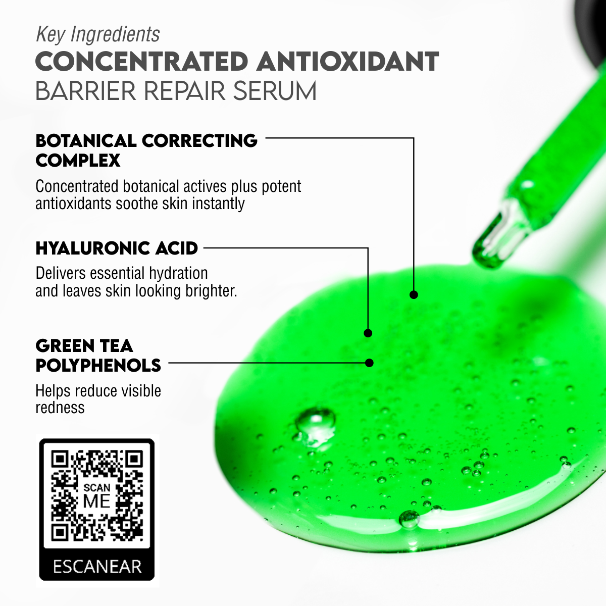 Concentrated Antioxidant + Barrier Repair Serum Sample