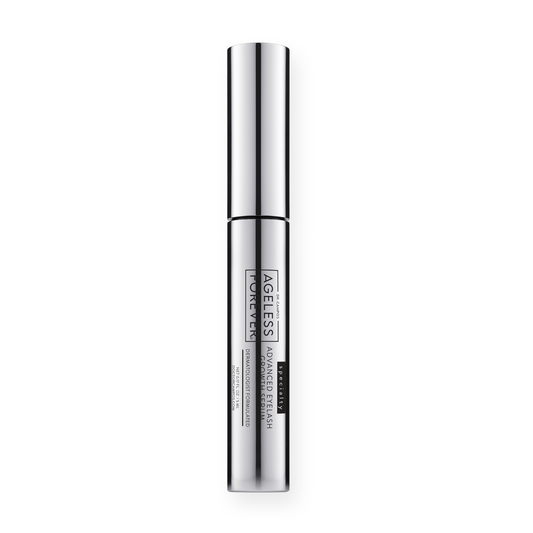 Advanced Eyelash Growth Serum bottle – peptide and WideLash™ lash enhancer for longer, thicker lashes by Ageless Forever