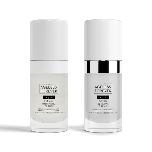 Eyes Hydrating + Renewal Duo – morning and night eye care set by Ageless Forever