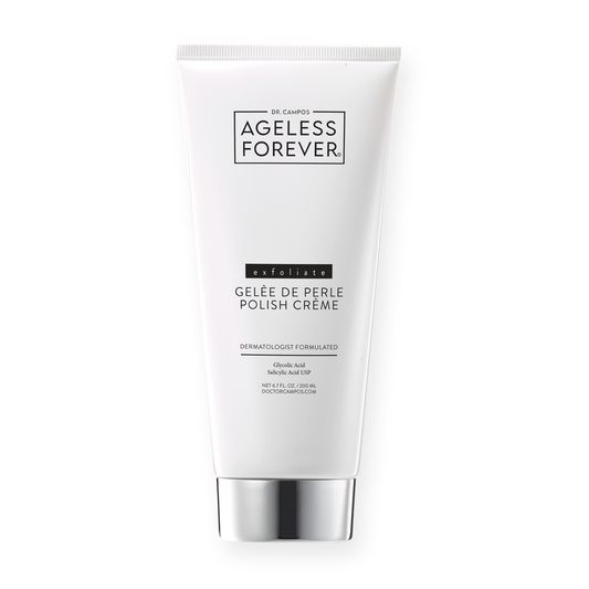 Microderm Polish Scrub tube – dual-action exfoliating polish with glycolic acid and antioxidants by Ageless Forever