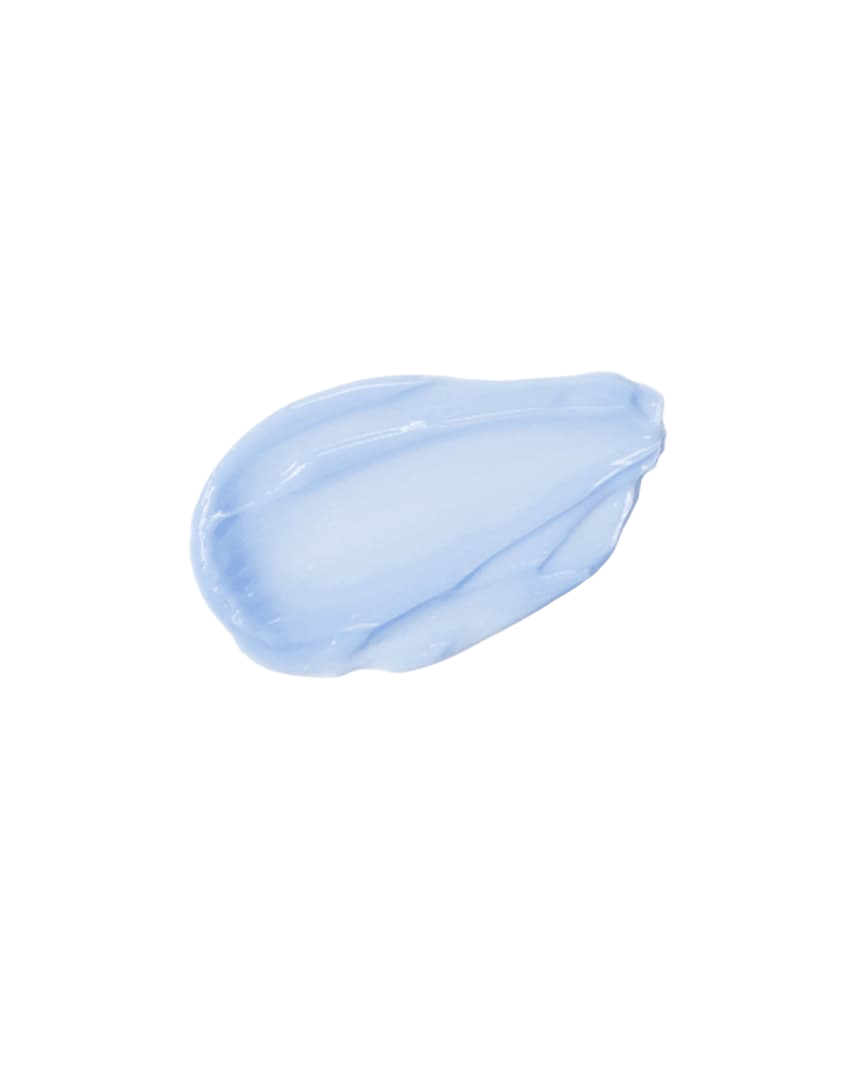 Jar of RENAURÉ cream on white background with botanical accents; copper peptide anti-aging moisturizer for skin regeneration and firmness