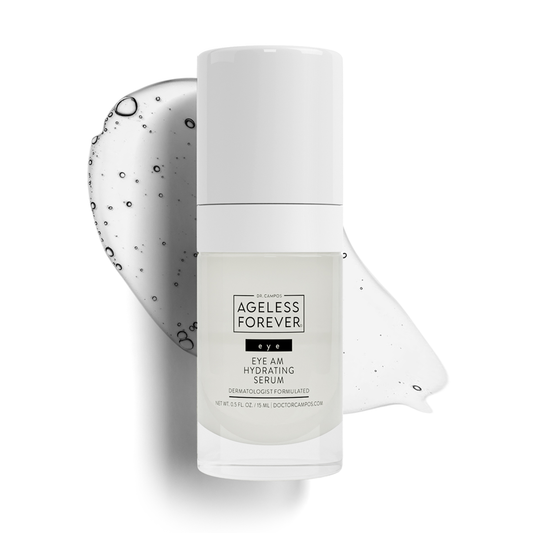 Intensive Eye Hydrating Serum bottle – hyaluronic acid and peptide eye treatment by Ageless Forever