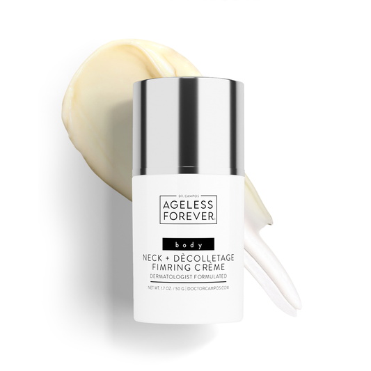 Neck and Décolletage Firming Crème bottle – lifting and smoothing anti-aging neck cream by Ageless Forever