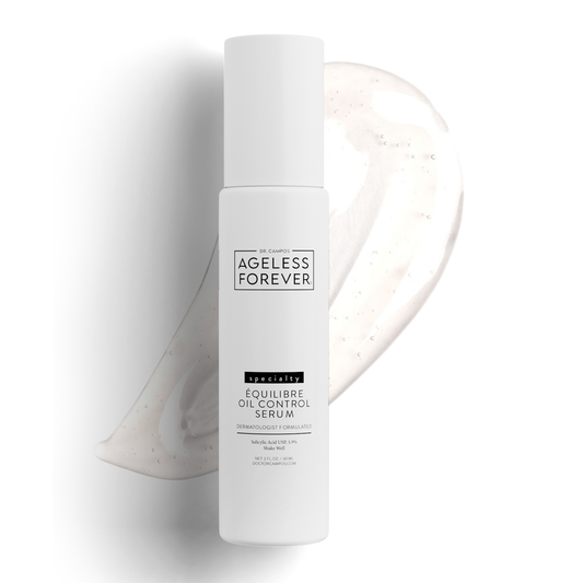 Oil Control Fortified Serum bottle – salicylic acid acne treatment and oil-balancing serum by Ageless Forever