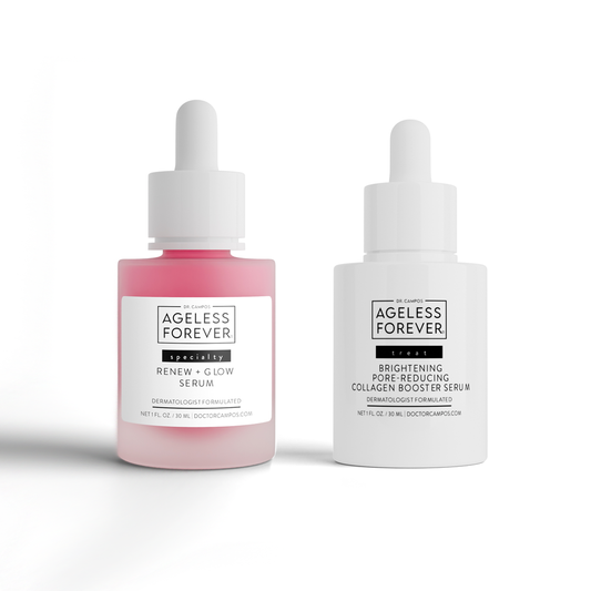 Pores Be Gone Duo – glycolic resurfacing and pore-refining serums by Ageless Forever