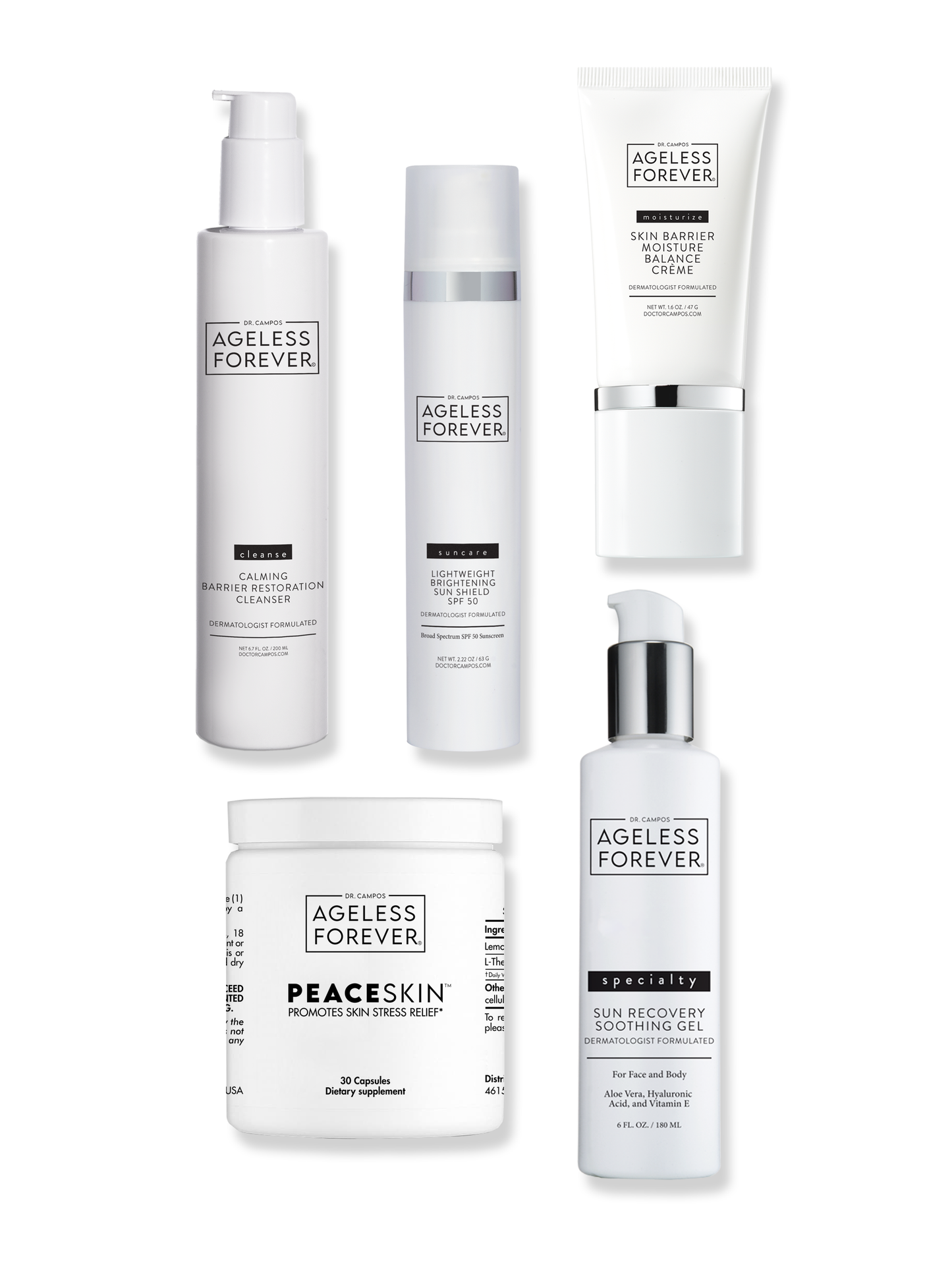 Post-Body Contouring Essentials – recovery skincare and PeaceSkin™ supplement by Ageless Forever