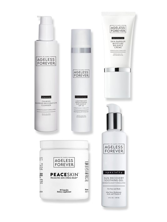 Post-Body Contouring Essentials – recovery skincare and PeaceSkin™ supplement by Ageless Forever