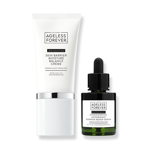 Skin Barrier Repair Duo – serum and ceramide moisturizer set by Ageless Forever