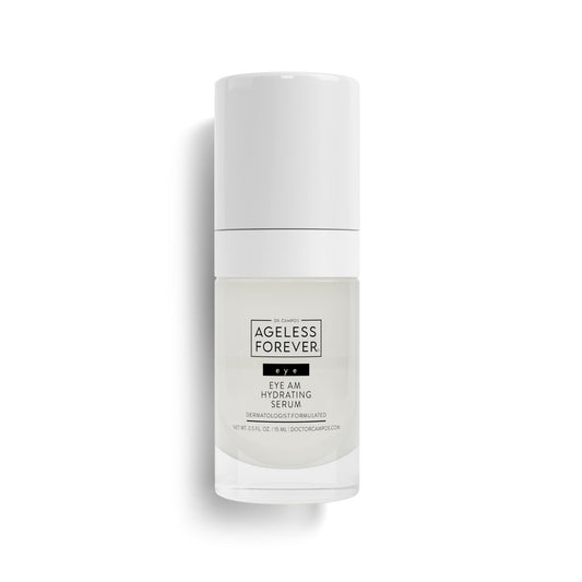 Intensive Eye Hydrating Serum bottle – hyaluronic acid and peptide eye treatment by Ageless Forever