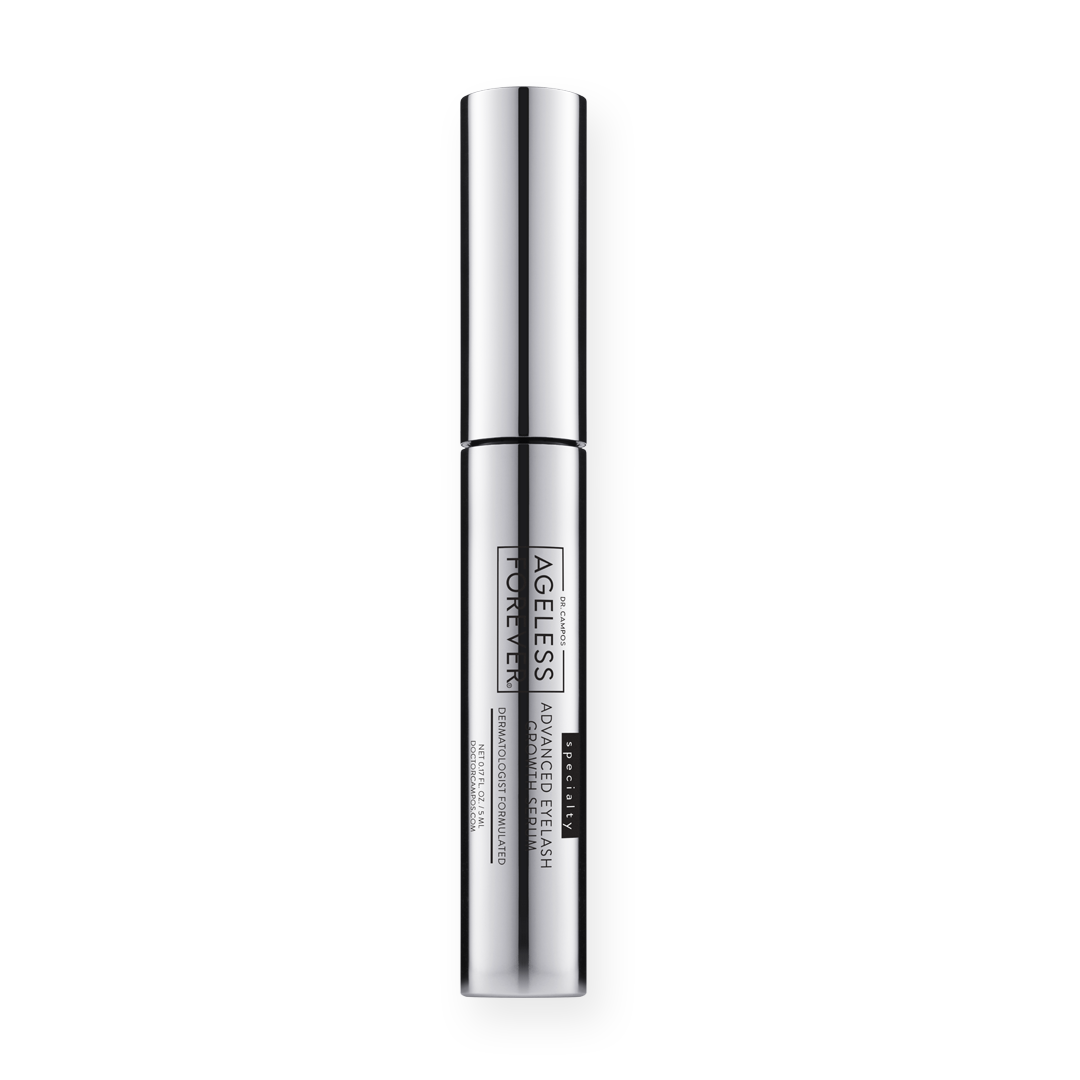 Advanced Eyelash Growth Serum bottle – peptide and WideLash™ lash enhancer for longer, thicker lashes by Ageless Forever