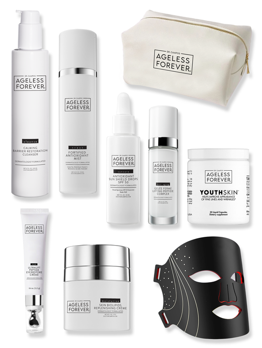 Age Reversing Essentials Kit – advanced anti-aging skincare + YouthSkin™ supplement by Ageless Forever