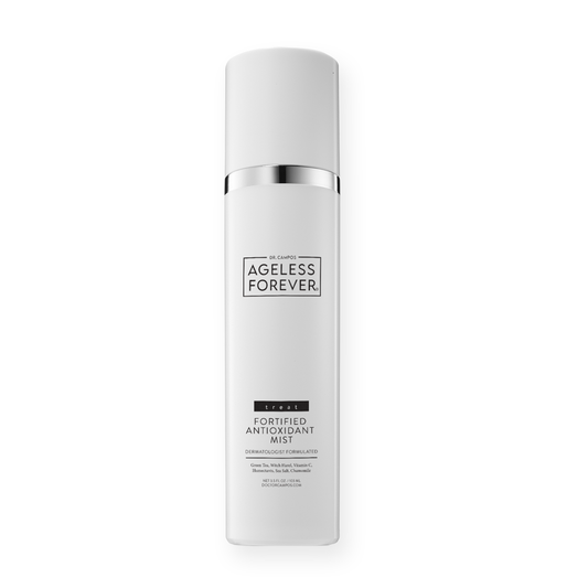 Antioxidant Facial Mist spray bottle – hydrating and brightening mist with green tea and vitamin C by Ageless Forever