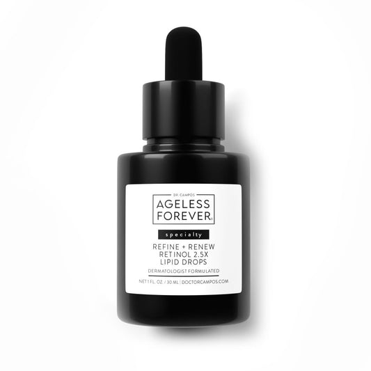 Skin Renew Lipid Drops with Retinol 2.5% – high-potency night serum for advanced anti-aging by Ageless 