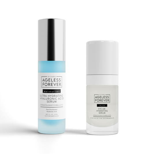 Ultimate Face and Eyes Hydrating Duo – face and eye hydration serum set by Ageless Forever