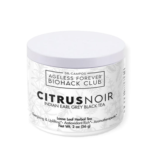 Rich amber tea with citrus peel and bergamot aroma; Earl Grey tea for antioxidant skin defense and mental clarity
